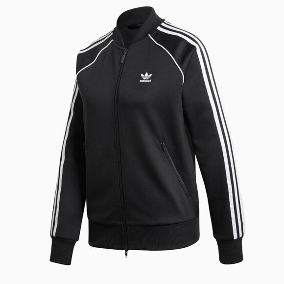 Adidas Women's Primeblue SST Track Jacket #GD2374 Black Size S - Picture 9 of 10